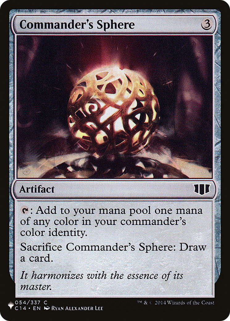 Commander's Sphere (LIST-C14-54) - The List