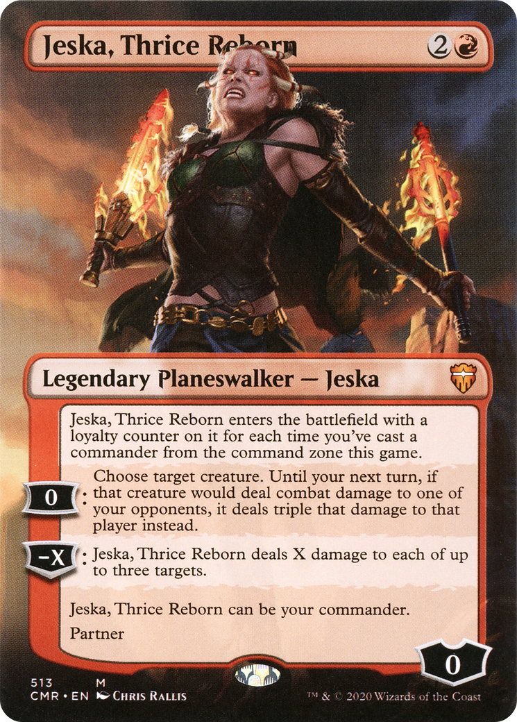 Jeska, Thrice Reborn (CMR-513) - Commander Legends (Borderless)