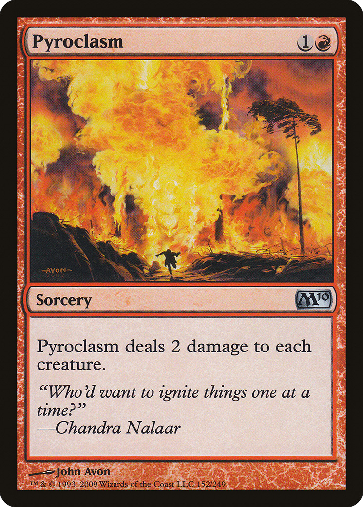 Pyroclasm (M10-152) - Magic 2010 Foil