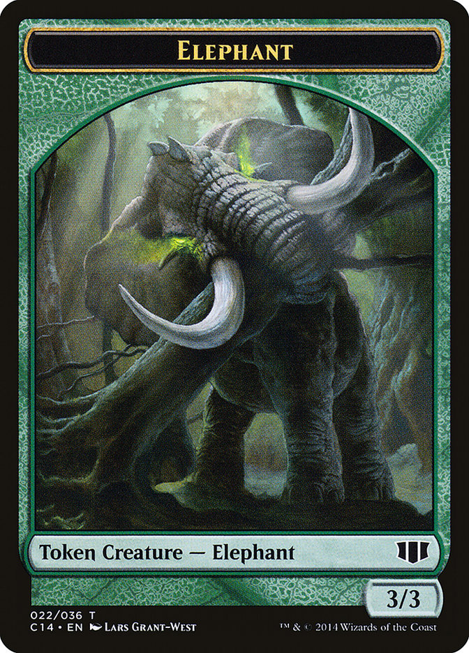 Elephant (C14-022) - Commander 2014 Tokens