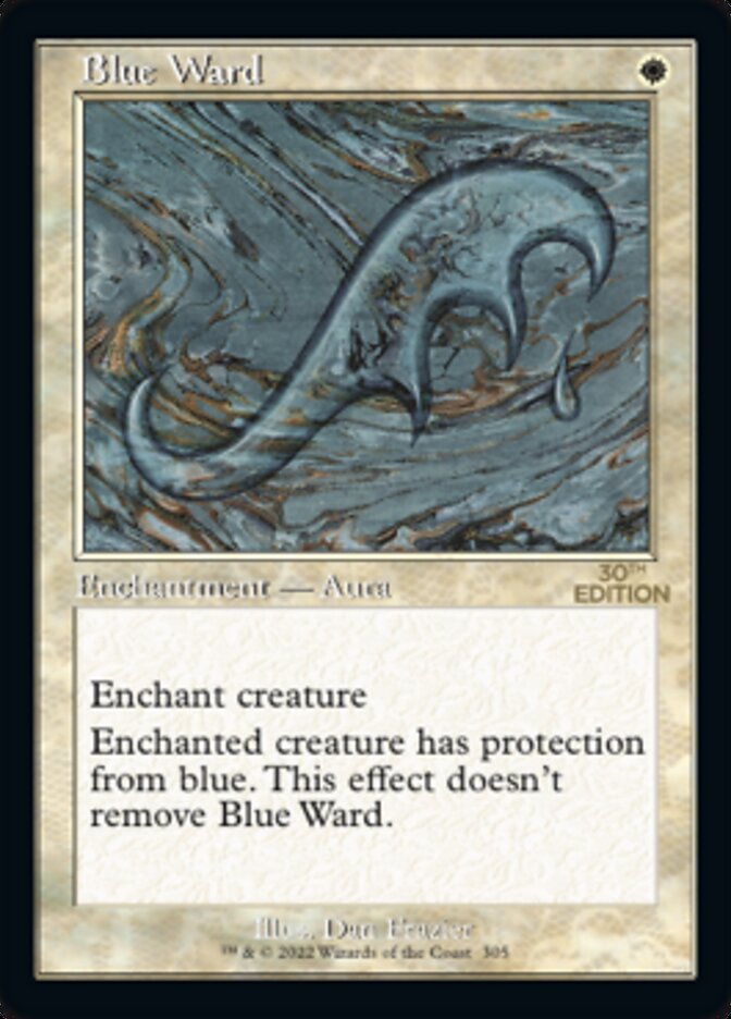 Blue Ward (Retro Frame) (30A-305) - 30th Anniversary Edition