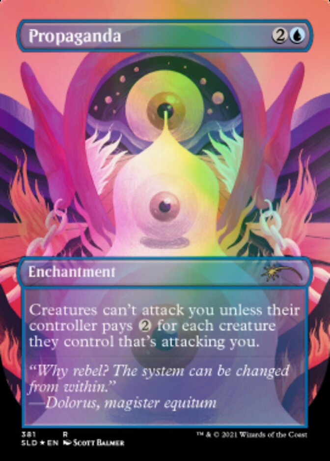 Propaganda // Propaganda (SLD-381) - Secret Lair Drop (Borderless) Foil