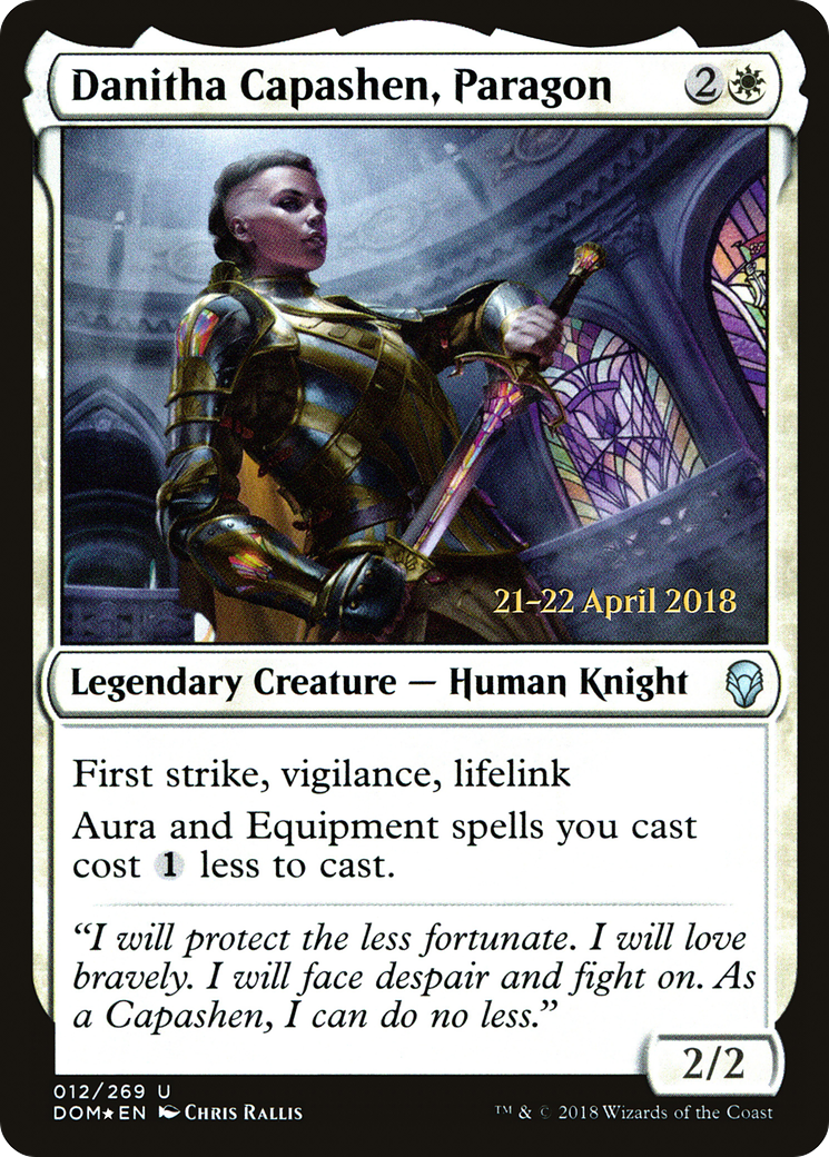 Danitha Capashen, Paragon (PRE-12S) - Dominaria Promos Foil
