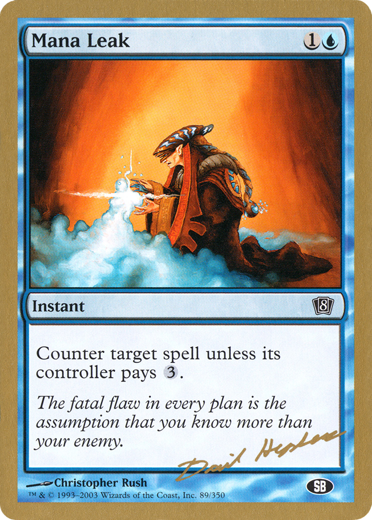 Mana Leak (WCD-DH89SB) - World Championship Decks 2003