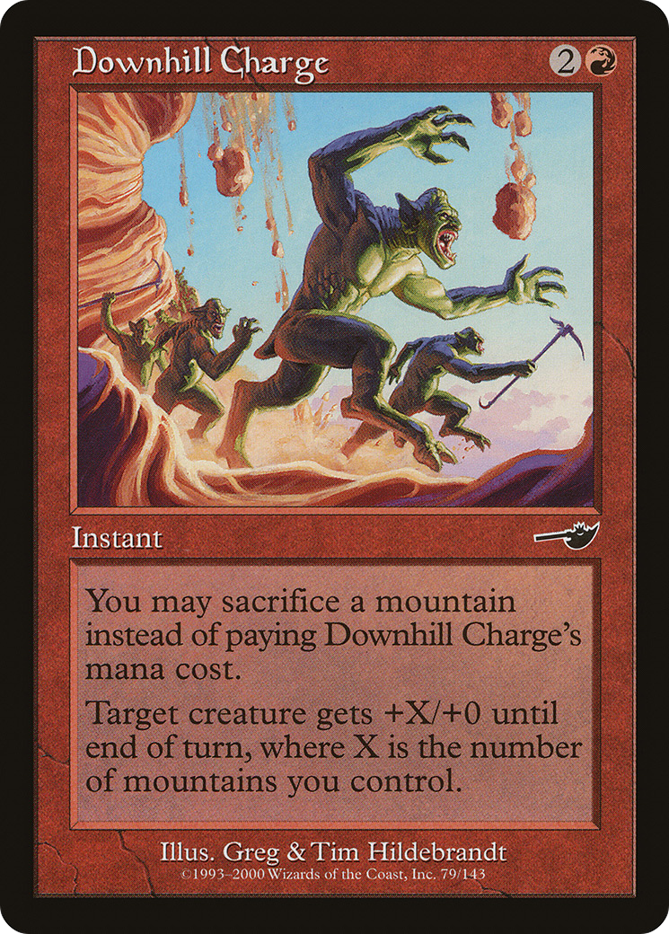 Downhill Charge (NMS-079) - Nemesis Foil