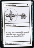 Corrupted Key (CMB1-039) - Mystery Booster Playtest Cards 2021