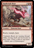 Quaketusk Boar (BLB-146) - Bloomburrow Foil