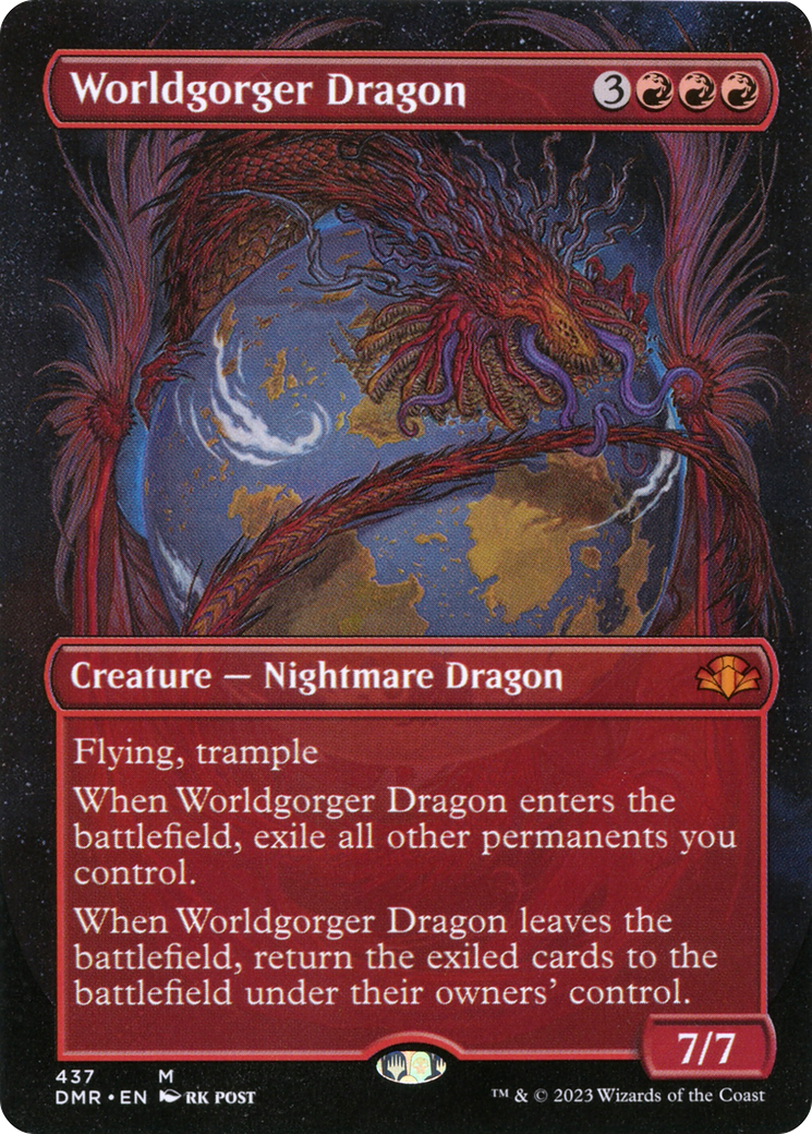 Worldgorger Dragon (DMR-437) - Dominaria Remastered (Borderless)