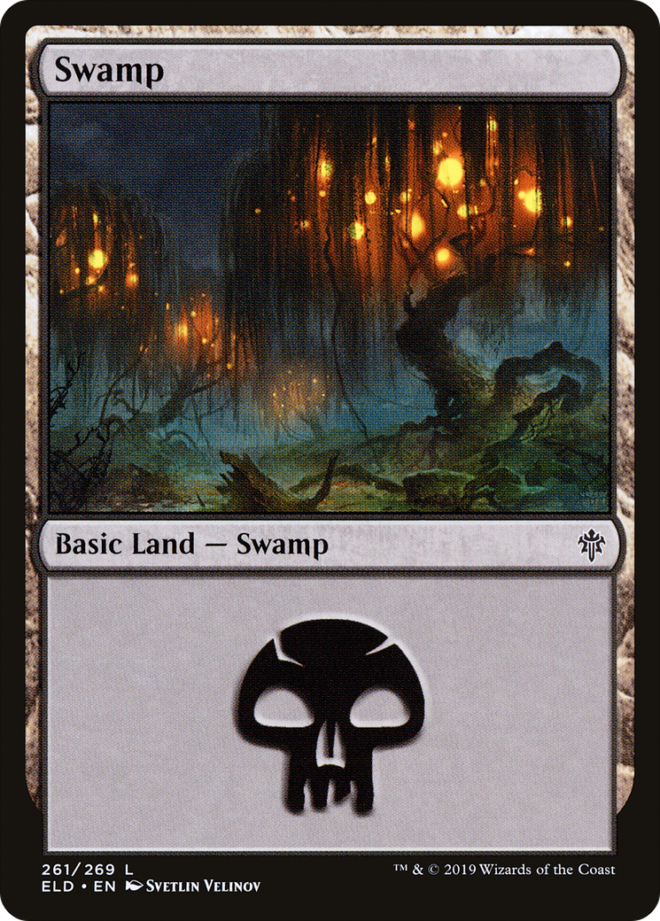 Swamp (ELD-261) - Throne of Eldraine Foil