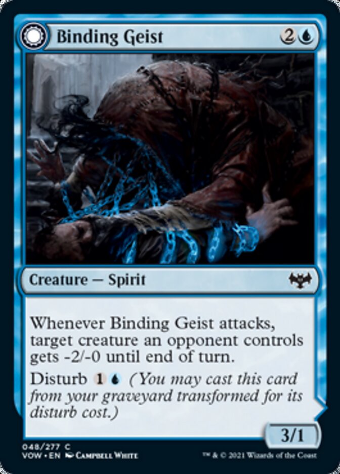 Binding Geist // Spectral Binding (VOW-048) - Innistrad: Crimson Vow: (Double Faced Transform)
