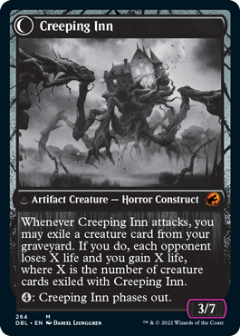 Hostile Hostel // Creeping Inn (DBL-264) - Innistrad: Double Feature: (Double Faced Transform)