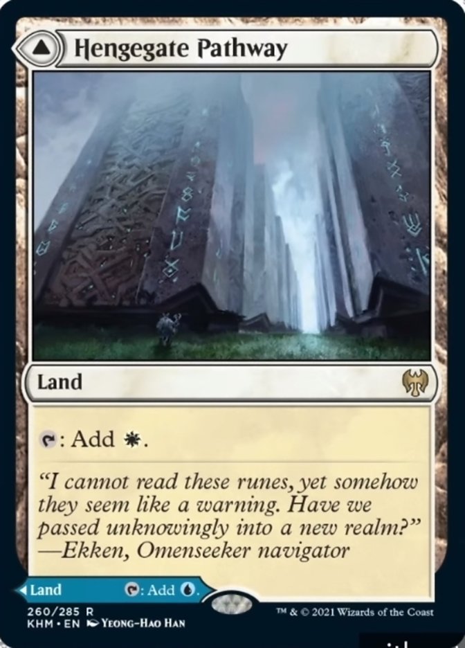 Hengegate Pathway // Mistgate Pathway (KHM-260) - Kaldheim