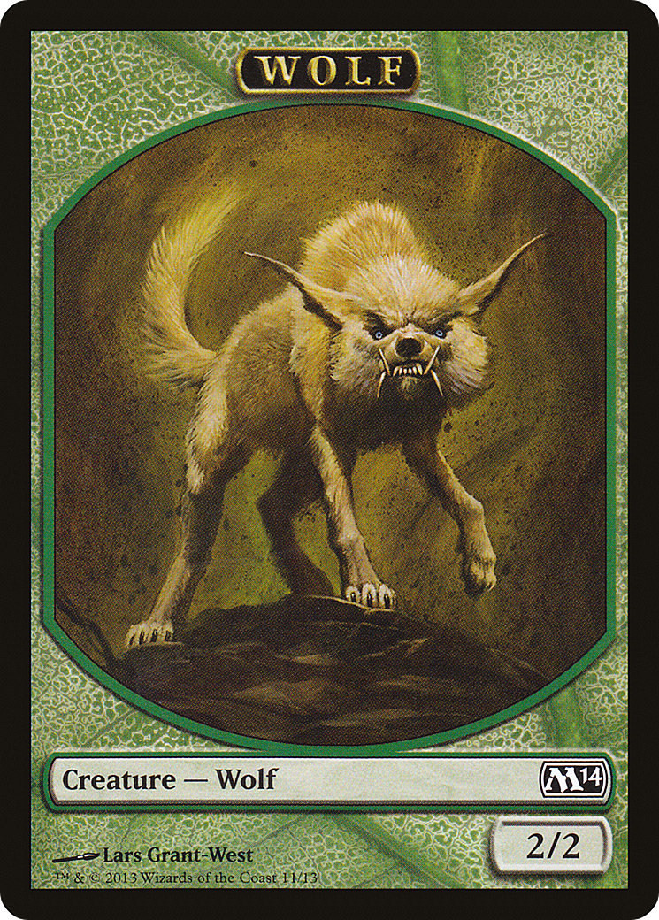 Wolf (M14-011) - Magic 2014 Tokens