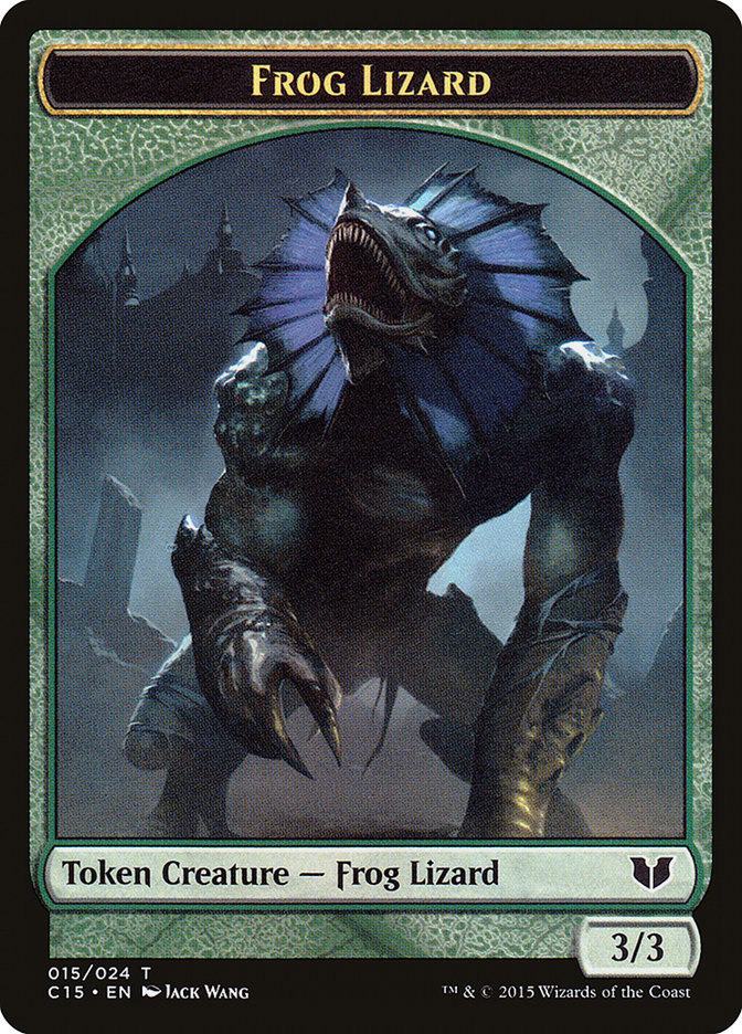 Frog Lizard (C15-015) - Commander 2015 Tokens