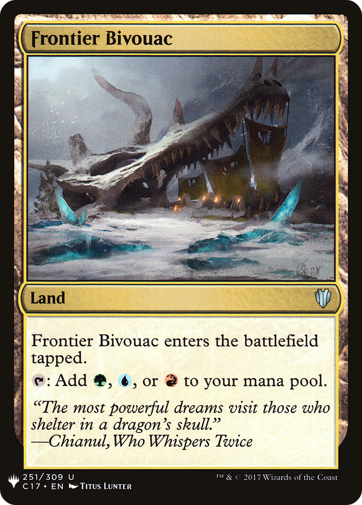 Frontier Bivouac (LIST-C17-251) - The List