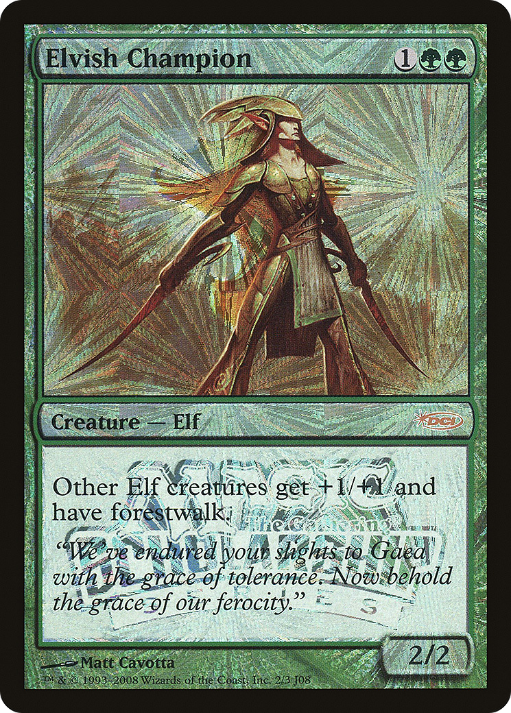 Elvish Champion (JSS-002) - Junior Super Series Foil