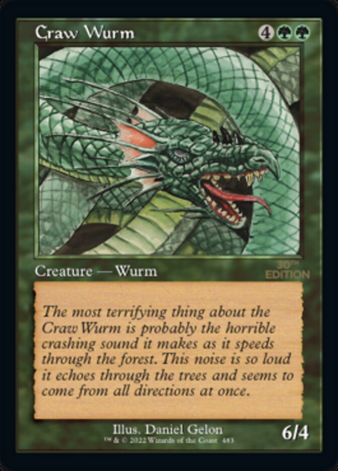 Craw Wurm (Retro Frame) (30A-483) - 30th Anniversary Edition