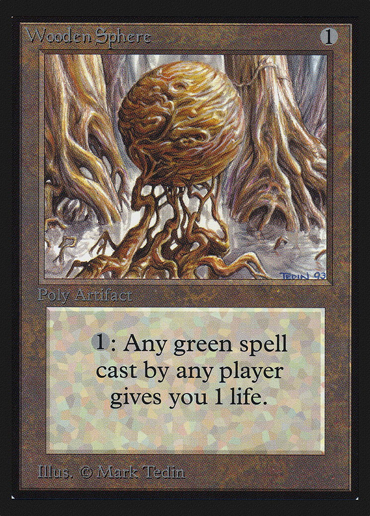 Wooden Sphere (IED-) - Intl. Collectors' Edition