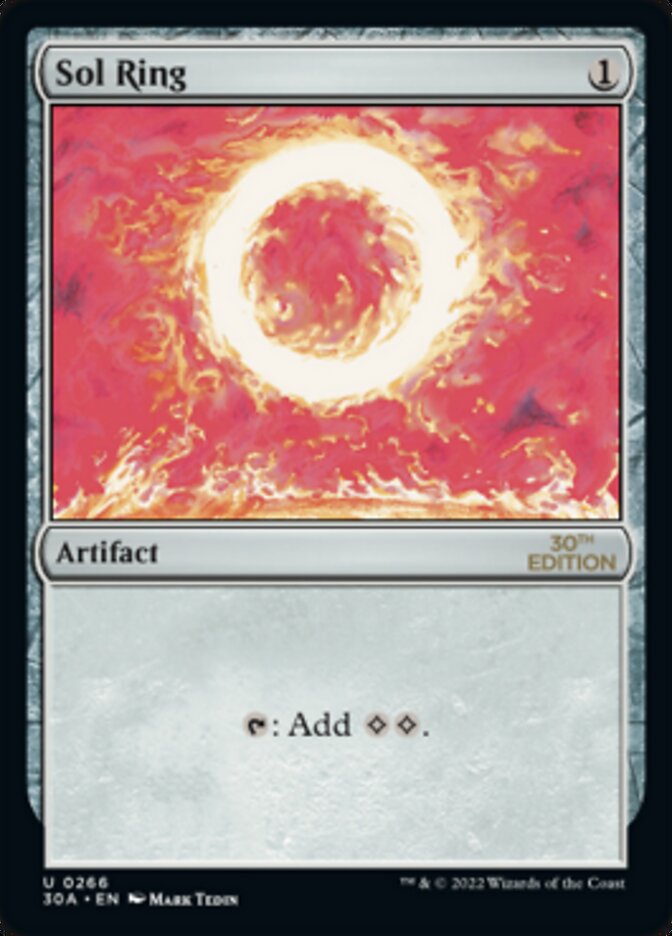 Sol Ring (30A-131) - 30th Anniversary Edition
