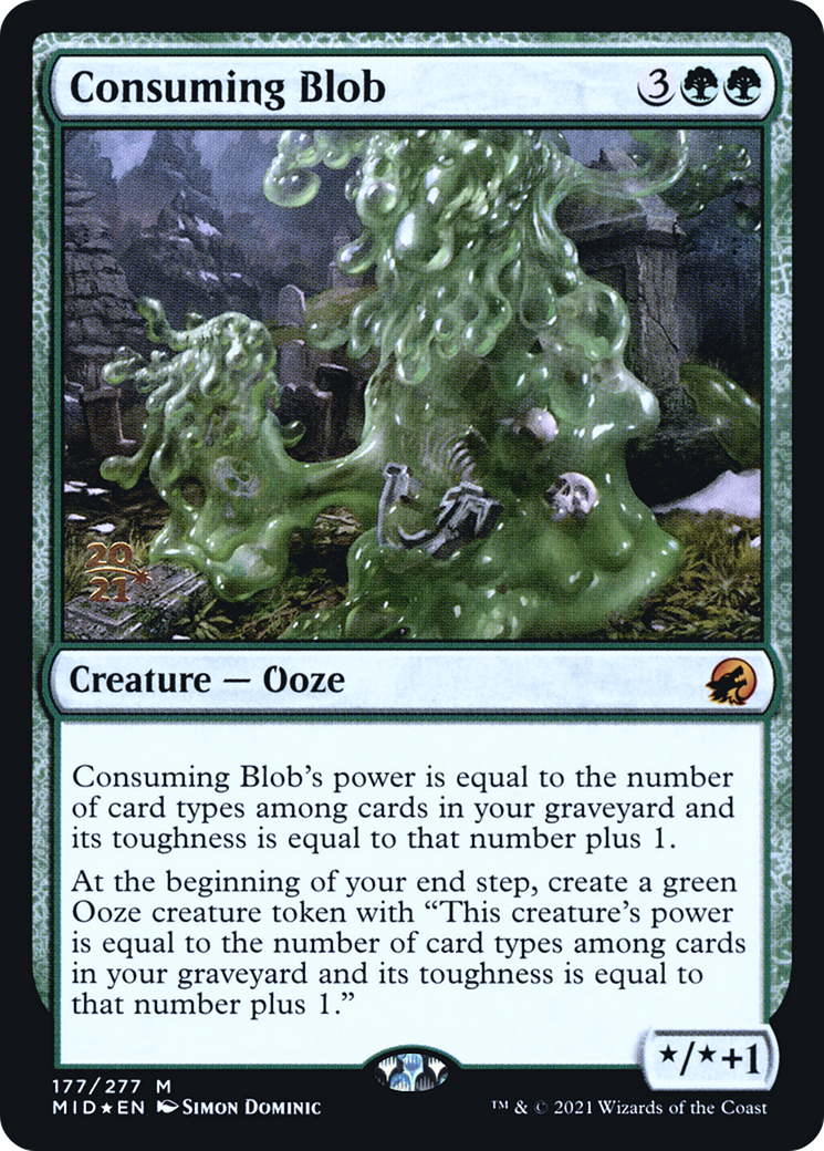 Consuming Blob (PRE-177S) - Innistrad: Midnight Hunt Promos Foil