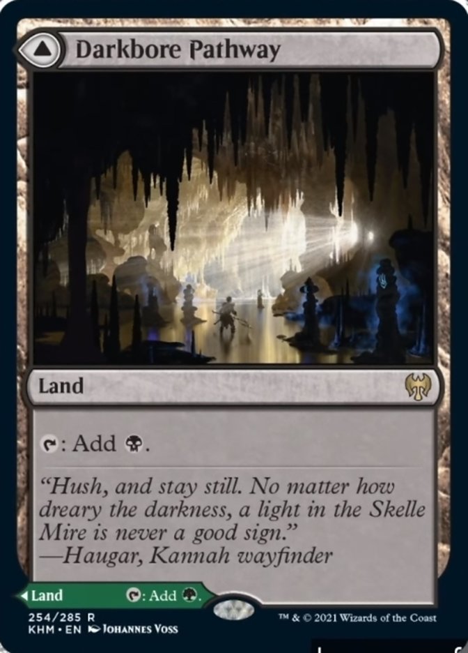 Darkbore Pathway // Slitherbore Pathway (KHM-254) - Kaldheim