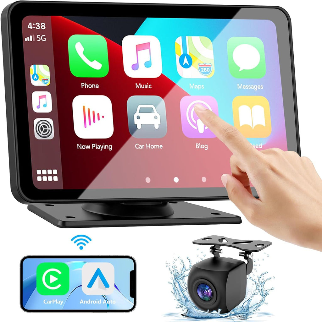 7-inch wireless Carplay portable car Bluetooth MP5 player multimedia Android projection navigation device