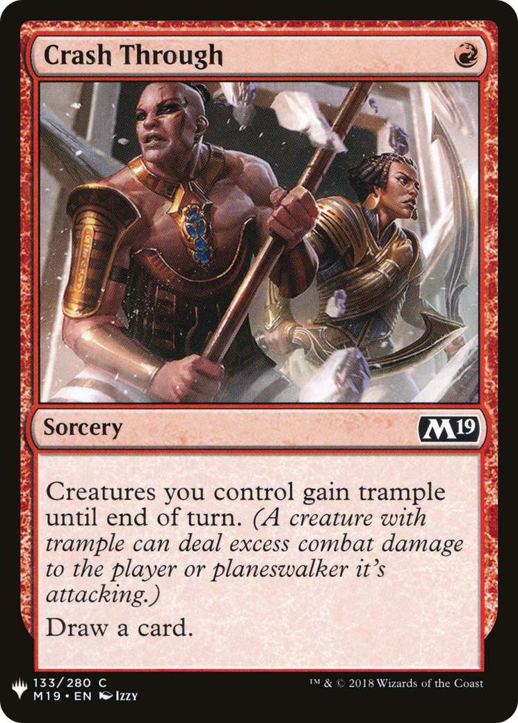 Crash Through (LIST-M19-133) - The List