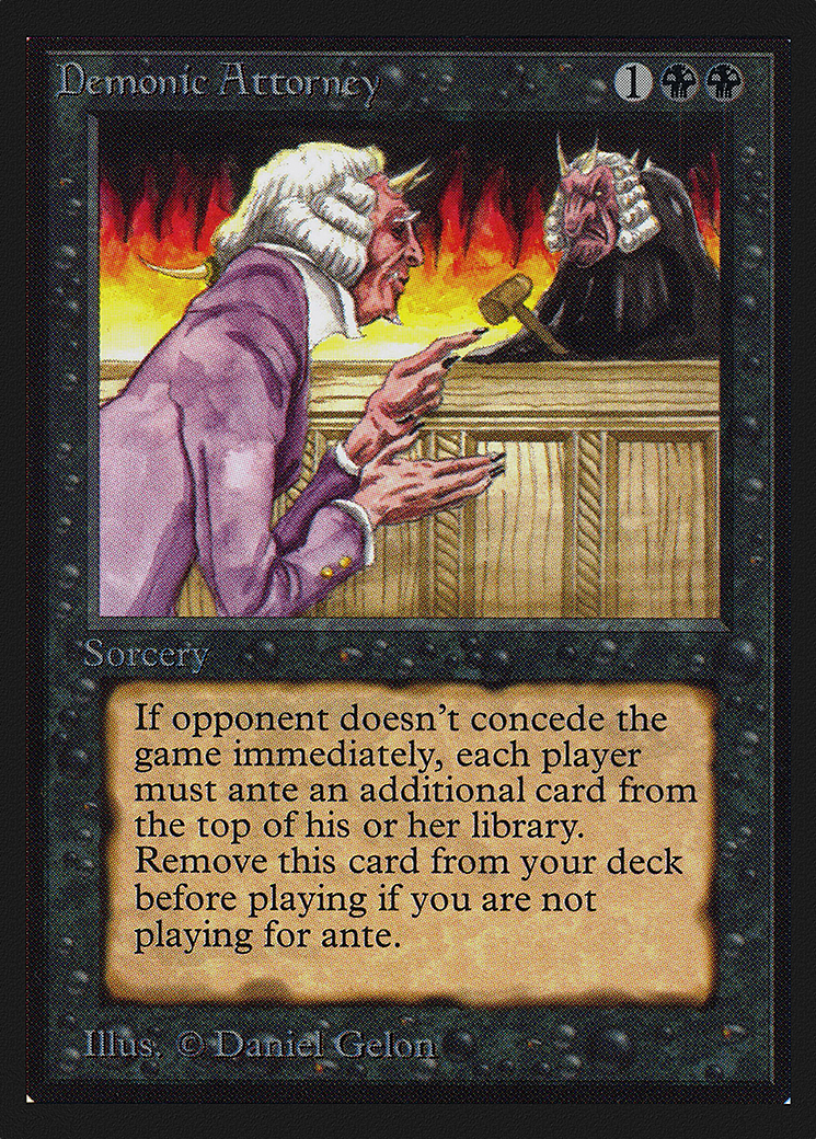 Demonic Attorney (CED-) - Collectors' Edition
