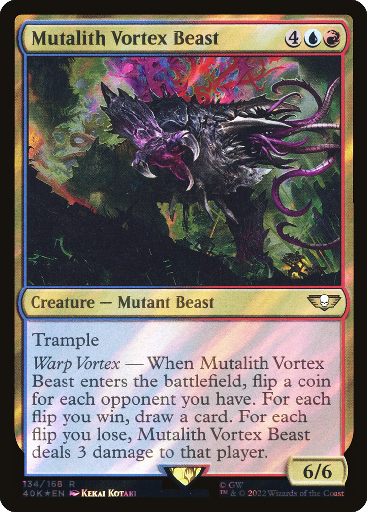 Mutalith Vortex Beast (40K-134★) - Warhammer 40,000 Commander Foil