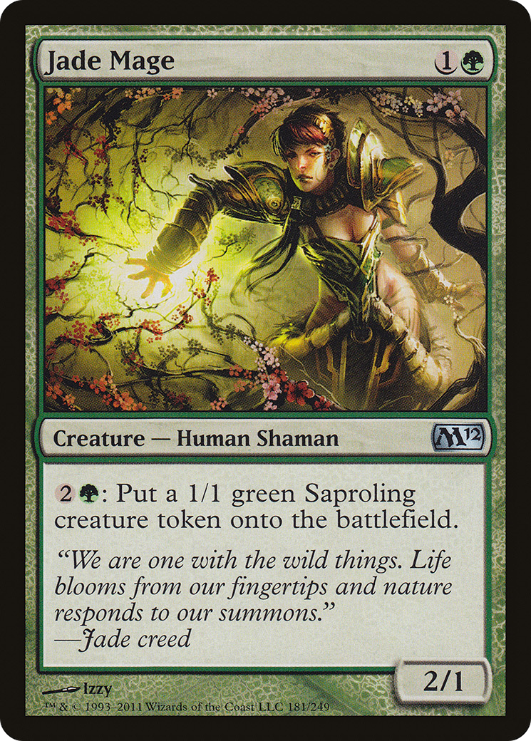 Jade Mage (M12-181) - Magic 2012 Foil
