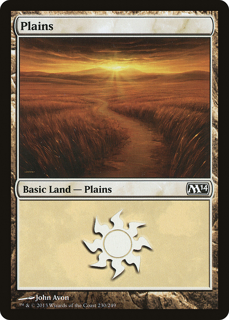 Plains (M14-230) - Magic 2014 Foil