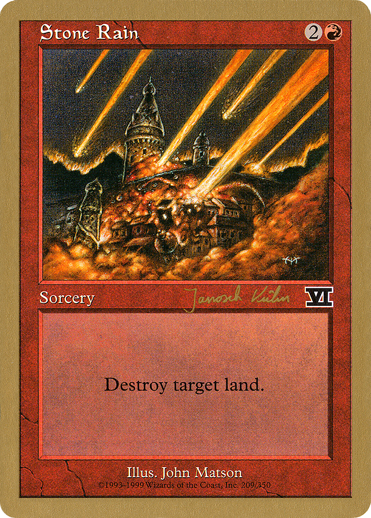 Stone Rain (WCD-JK209) - World Championship Decks 2000