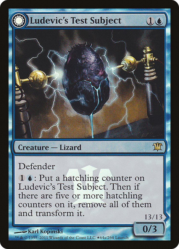 Ludevic's Test Subject // Ludevic's Abomination (LARP-64★) - Innistrad Promos: (Double Faced Transform) Foil