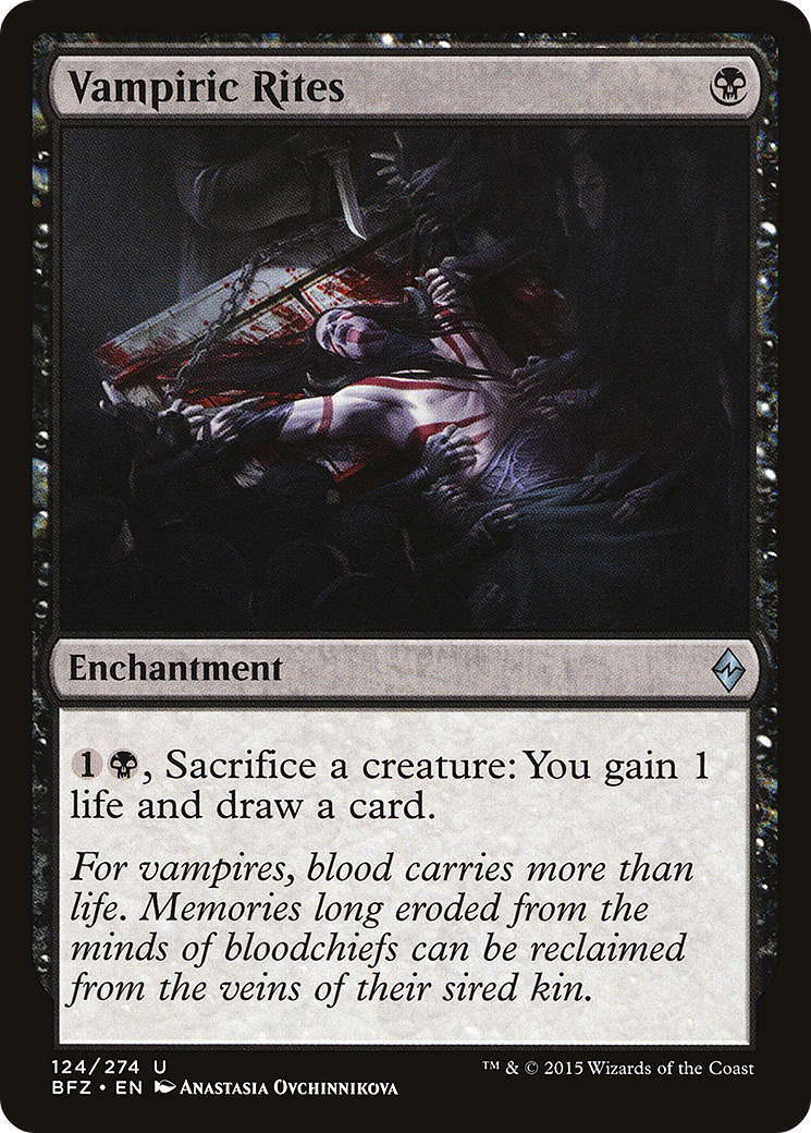 Vampiric Rites (BFZ-124) - Battle for Zendikar