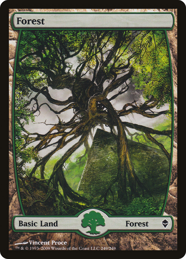 Forest (ZEN-249) - Zendikar Foil