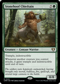Stonehoof Chieftain (CMM-325) - Commander Masters Foil