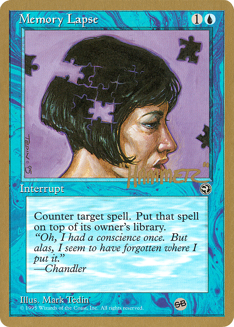 Memory Lapse (WCD-) - Pro Tour Collector Set