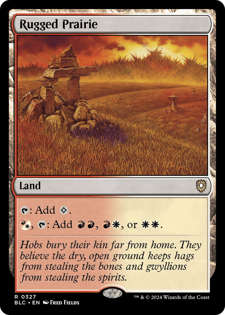 Rugged Prairie (BLC-327) - Bloomburrow Commander