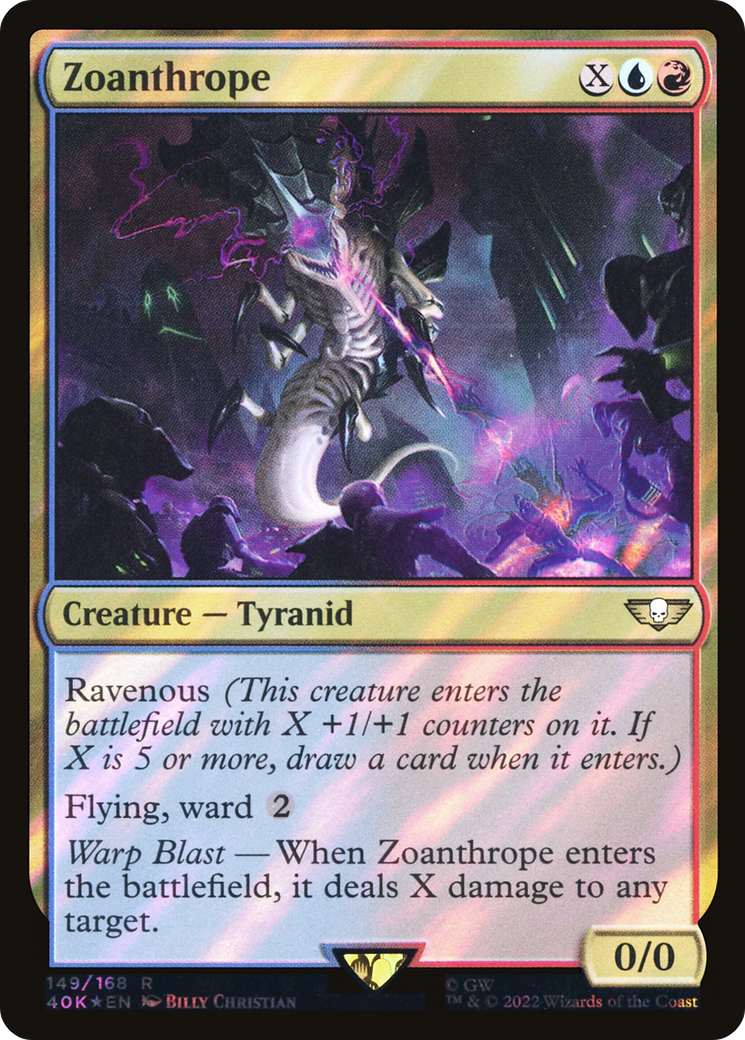 Zoanthrope (40K-149) - Warhammer 40,000 Commander Foil