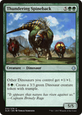 Thundering Spineback (XLN-210) - Ixalan Foil