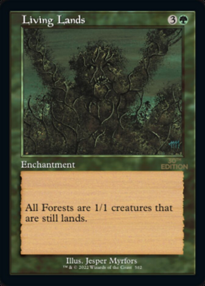 Living Lands (Retro Frame) (30A-502) - 30th Anniversary Edition