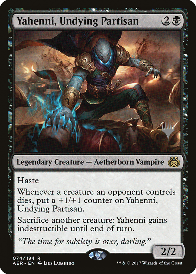 Yahenni, Undying Partisan (PPM21-74P) - Aether Revolt Promos