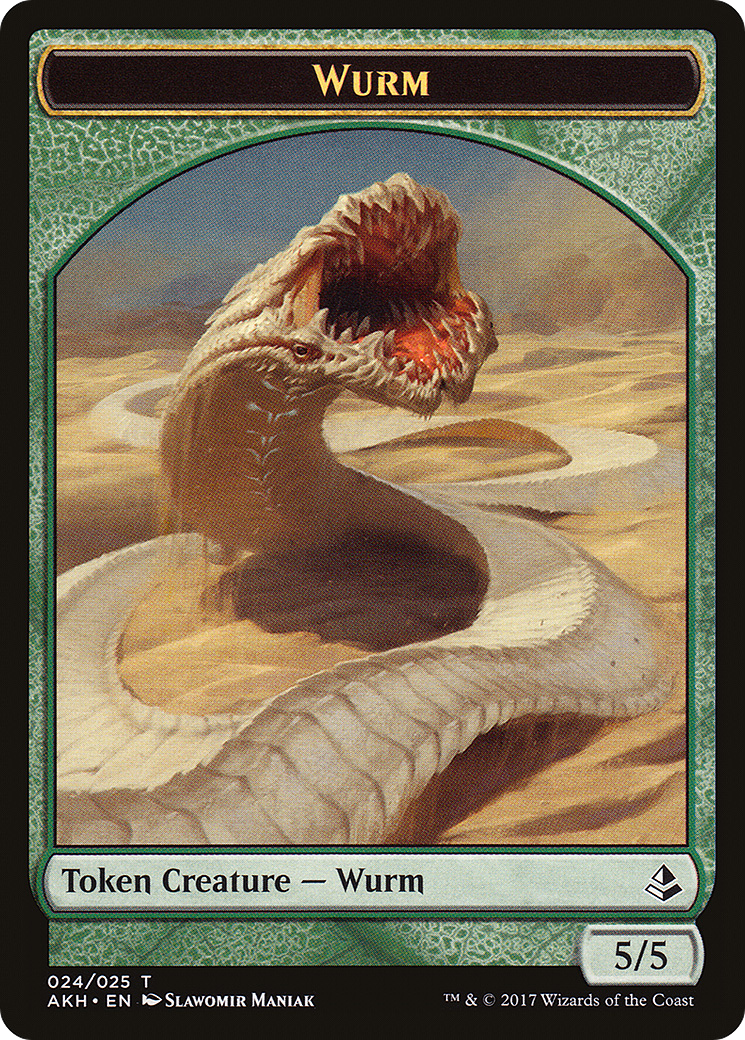 Wurm (AKH-024) - Amonkhet Tokens Foil