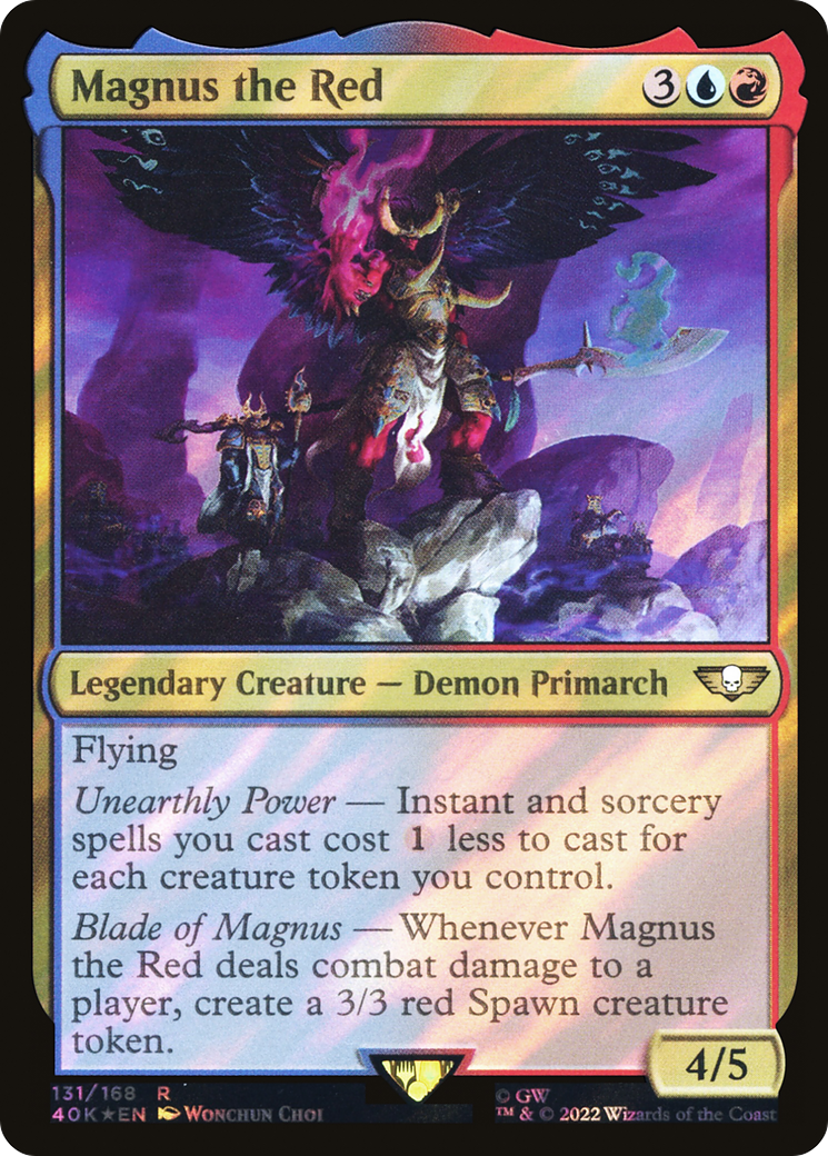 Magnus the Red (40K-131★) - Warhammer 40,000 Commander Foil