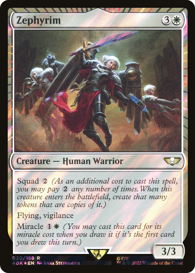 Zephyrim (40K-020) - Warhammer 40,000 Commander Foil
