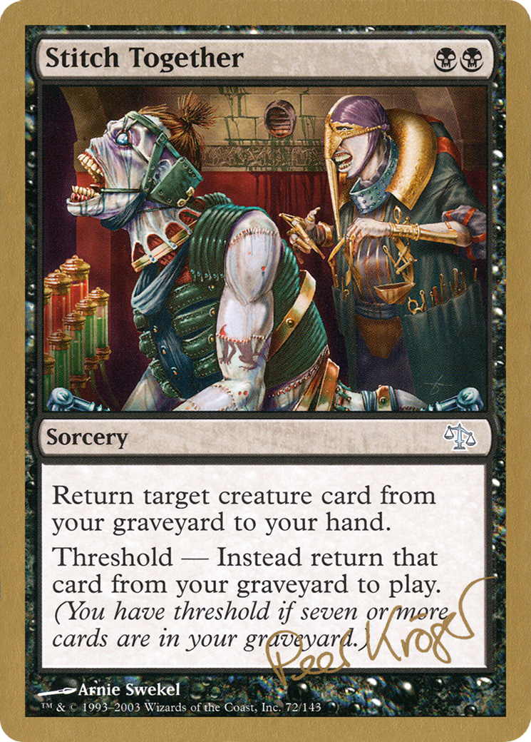 Stitch Together (WCD-PK72) - World Championship Decks 2003