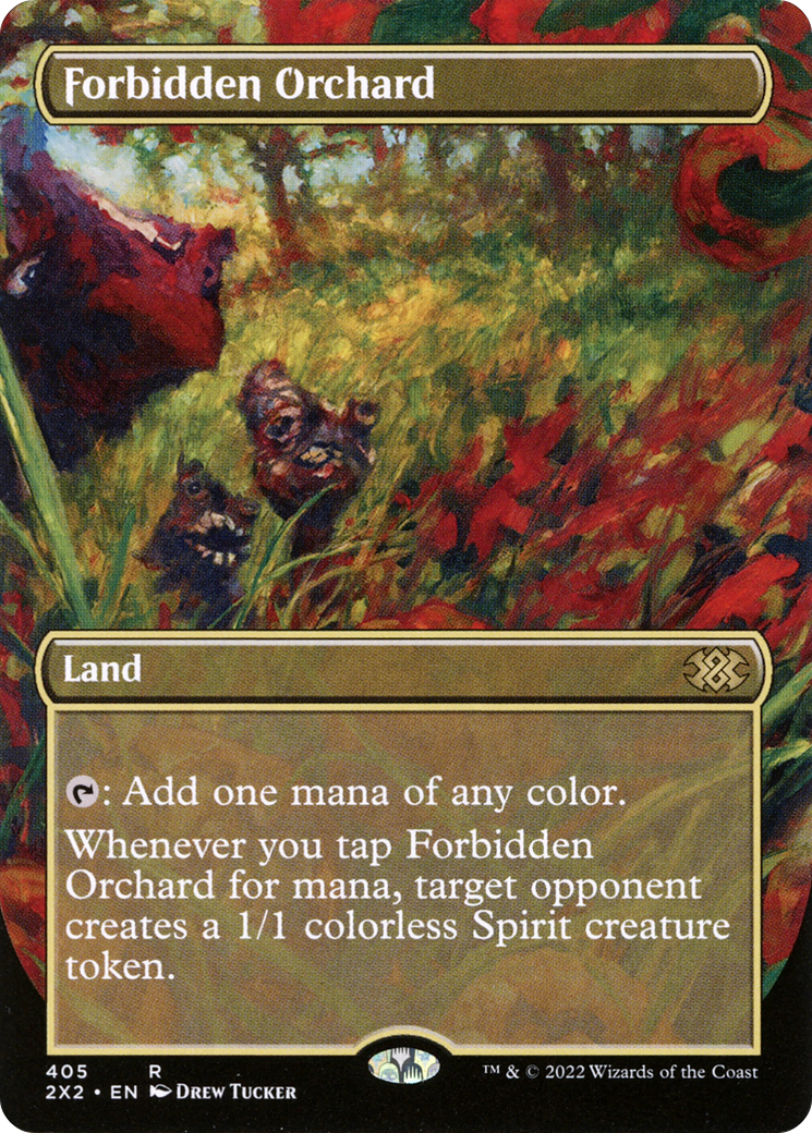 Forbidden Orchard (2X2-405) - Double Masters 2022 (Borderless) Foil