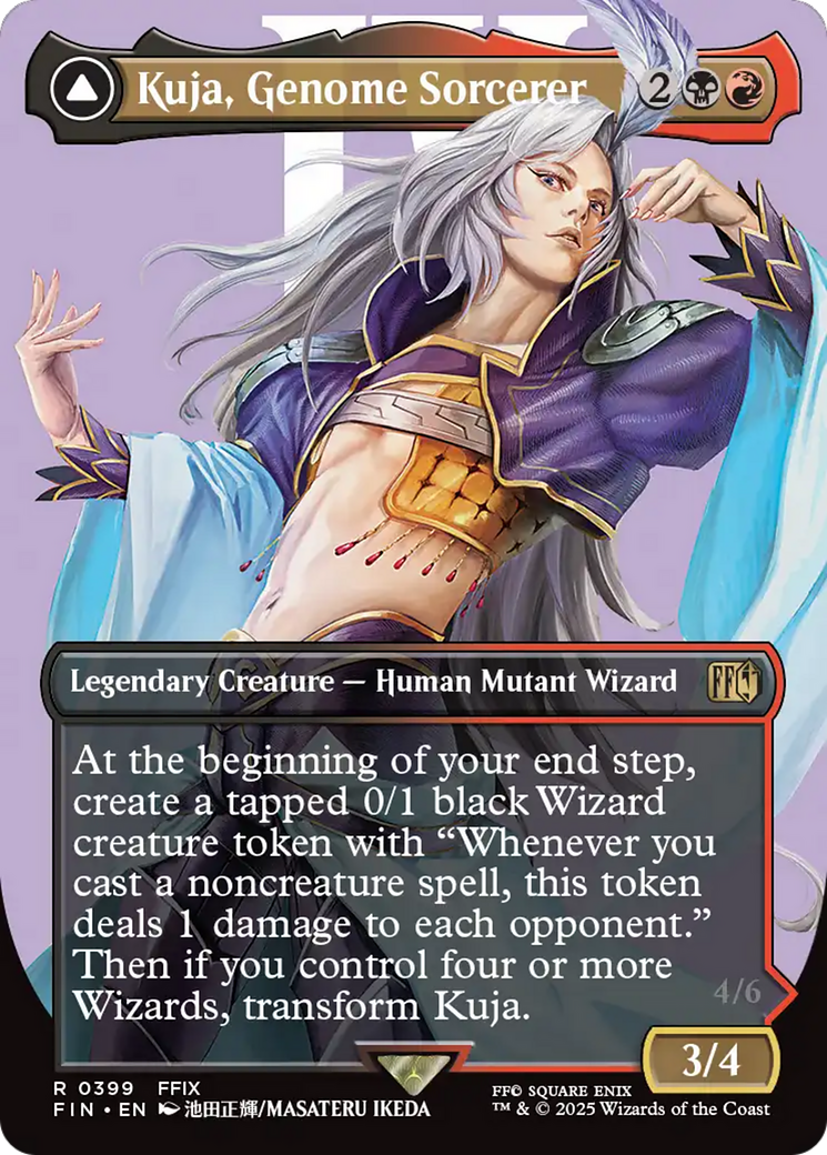 Kuja, Genome Sorcerer (Borderless) (FIN-399) - FINAL FANTASY (Borderless)