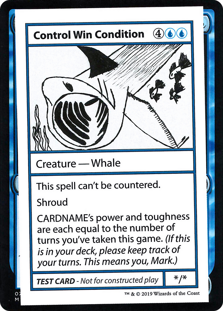Control Win Condition (CMB1-019) - Mystery Booster Playtest Cards 2021