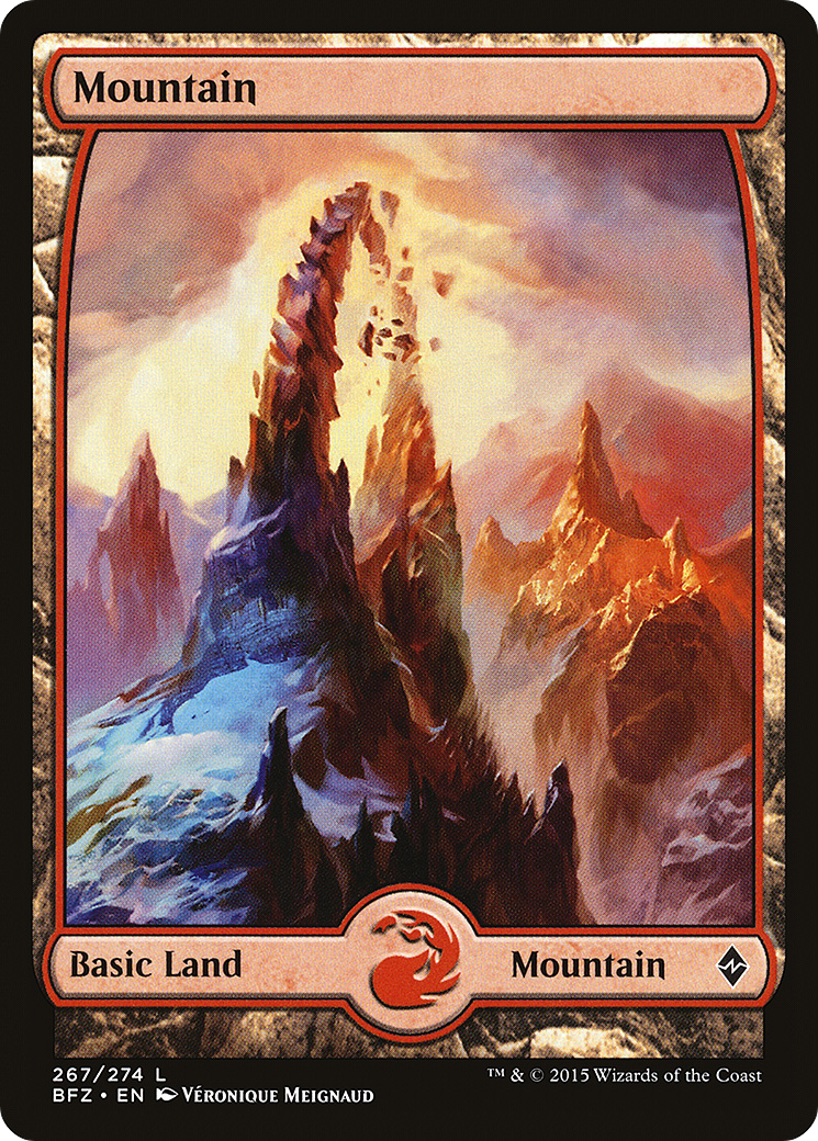 Mountain (BFZ-267) - Battle for Zendikar Foil